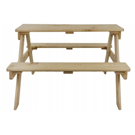 Stolik Piknikowy Dla Dzieci - Naturalne Drewno Sosnowe