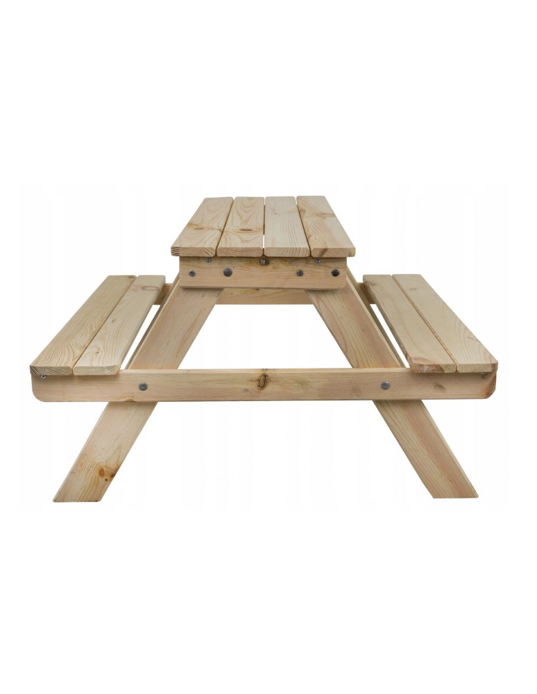 Dom i ogród - Stolik Piknikowy Dla Dzieci - Naturalne Drewno Sosnowe - product MODO24.PL 2