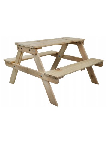 Dom i ogród - Stolik Piknikowy Dla Dzieci - Naturalne Drewno Sosnowe - product 3