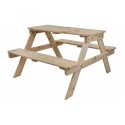 Stolik Piknikowy Dla Dzieci - Naturalne Drewno Sosnowe