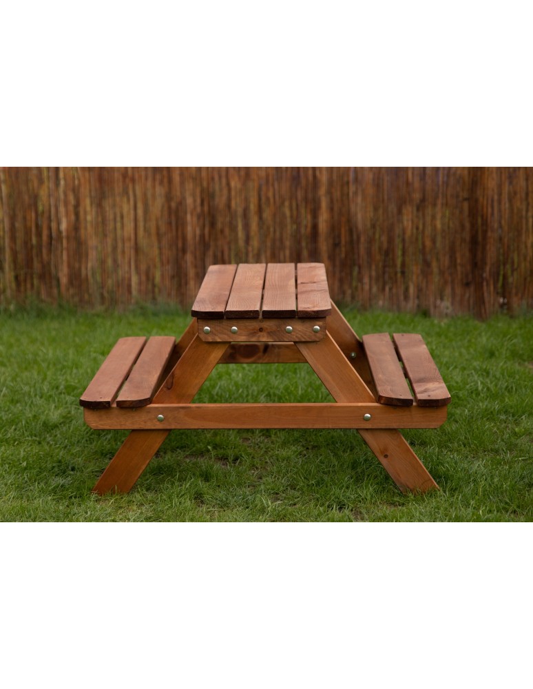 Dom i ogród - Sosnowy Stolik Ogrodowy Dla Dzieci  Brązowy - product MODO24.PL 7