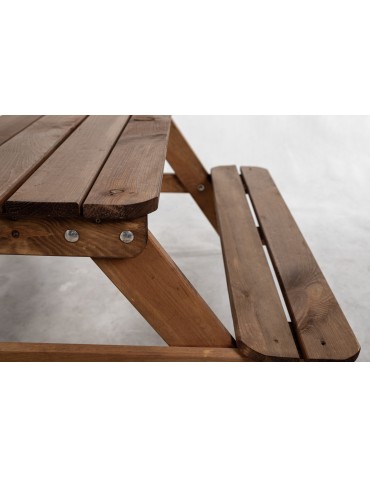 Dom i ogród - Sosnowy Stolik Ogrodowy Dla Dzieci  Brązowy - product 8