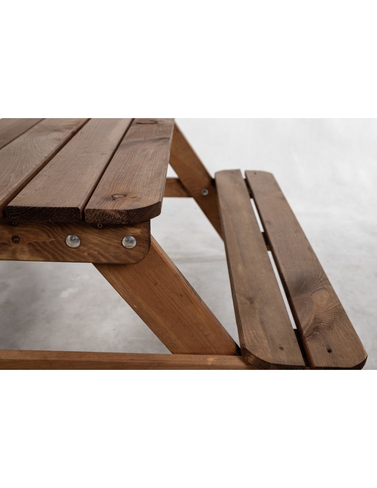 Dom i ogród - Sosnowy Stolik Ogrodowy Dla Dzieci  Brązowy - product MODO24.PL 8