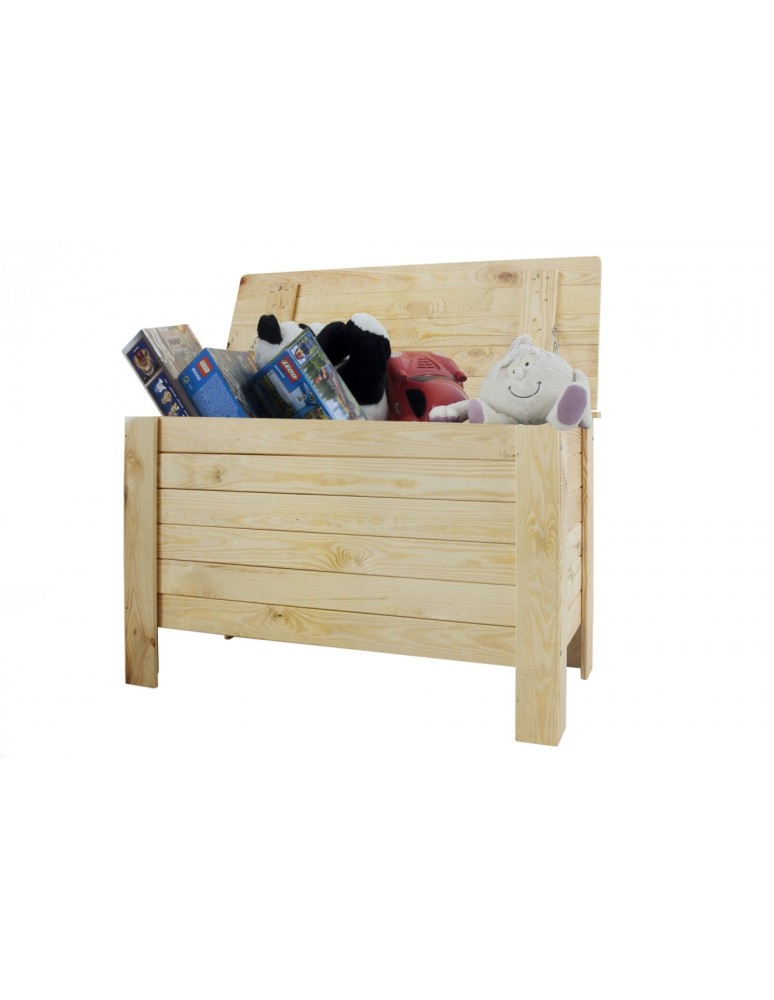 Skrzynie i ławki - Skrzynia sosnowa B-13 52x80x42, płaskie wieko - product MODO24.PL 8