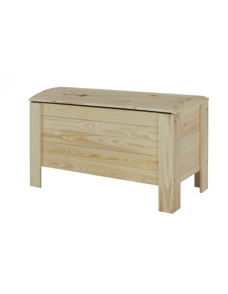 Skrzynie i ławki - Skrzynia sosnowa B-16 50x77x40, półokrągłe wieko - produkt MODO24.PL 1