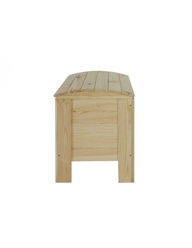 Skrzynie i ławki - Skrzynia sosnowa B-16 50x77x40, półokrągłe wieko - product MODO24.PL 3