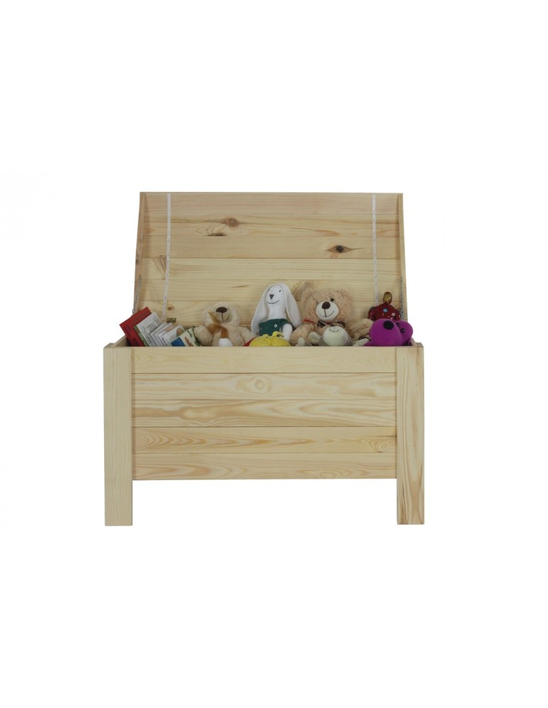 Skrzynie i ławki - Skrzynia sosnowa B-16 50x77x40, półokrągłe wieko - product MODO24.PL 9