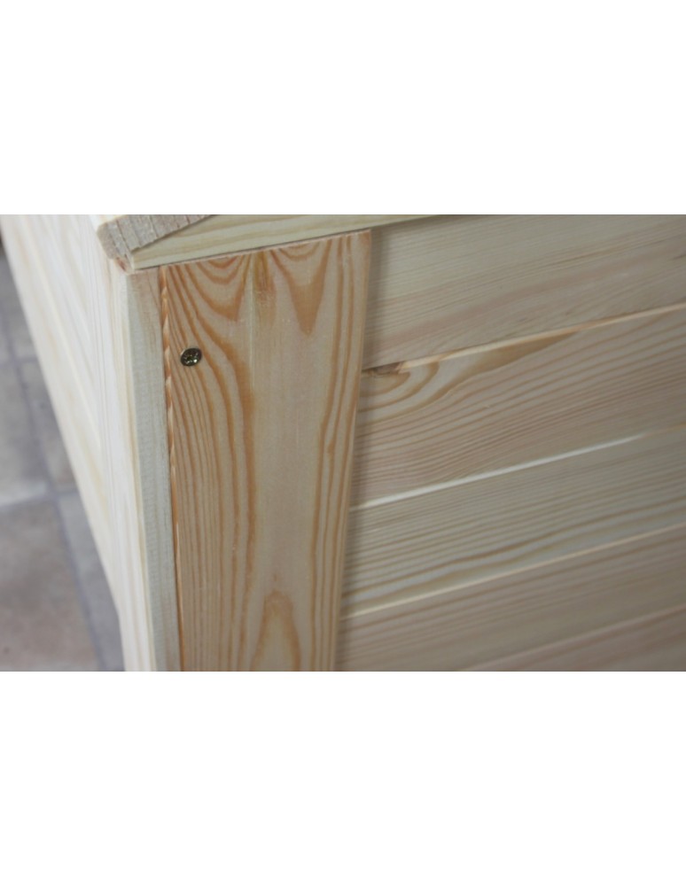 Skrzynie i ławki - Skrzynia sosnowa B-16 50x77x40, półokrągłe wieko - product MODO24.PL 12