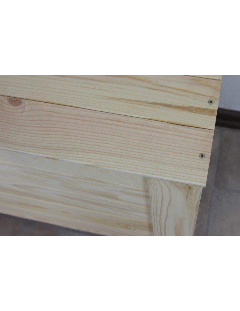 Skrzynie i ławki - Skrzynia sosnowa B-16 50x77x40, półokrągłe wieko - product MODO24.PL 14