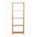 Ażurowy Regał Sosnowy ~ 5 Półek ~ Surowy ~ RA-5-65