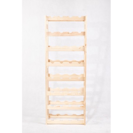 Sosnowy regał na wino RW-1-32 ▪ Naturalne drewno