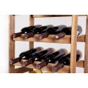 Sosnowy regał na wino RW-1-32 ▪ W kolorze brązowym