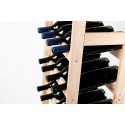 Sosnowy regał na wino RW-1-44 ▪ Naturalne drewno
