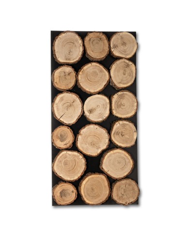 panel ścienny plastry dębu