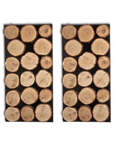 plaster drewna - panel ścienny