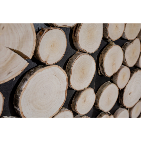 Ozdobny Panel Ścienny ⭑ Plastry Brzozowe ⭑ 1 sztuka