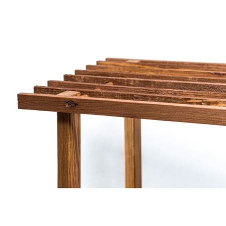 Drewniany stojak na buty ▪ 3 poziomy ▪ RBO-3 ▪ Brązowy