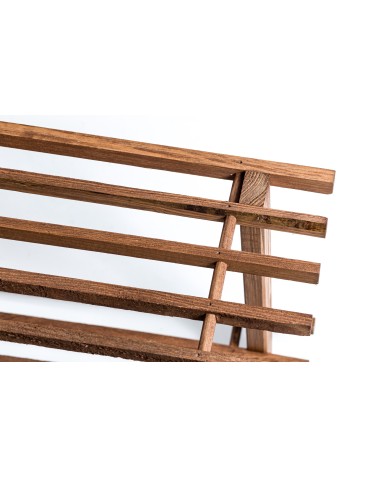 Stojaki na obuwie/ stojaki na buty/ półka RBO - Drewniany stojak na buty ▪ 3 poziomy ▪ RBO-3 ▪ Brązowy - product 9