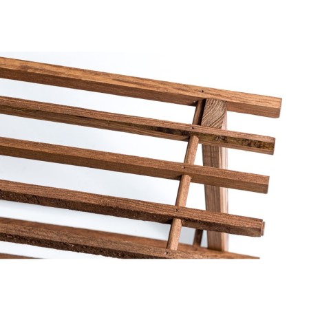 Drewniany stojak na buty ▪ 3 poziomy ▪ RBO-3 ▪ Brązowy