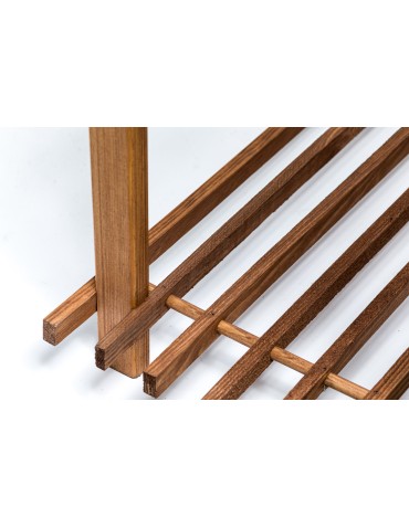 Stojaki na obuwie/ stojaki na buty/ półka RBO - Drewniany stojak na buty ▪ 3 poziomy ▪ RBO-3 ▪ Brązowy - product 10