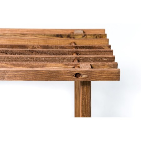 Drewniany stojak na buty ▪ 3 poziomy ▪ RBO-3 ▪ Brązowy