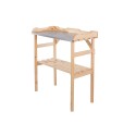 Pomocniczy Stolik Ogrodowy ⚜ Naturalne drewno