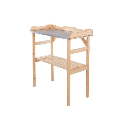 Pomocniczy Stolik Ogrodowy ⚜ Naturalne drewno