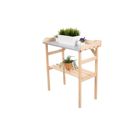 Pomocniczy Stolik Ogrodowy ⚜ Naturalne drewno