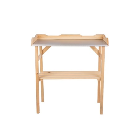 Pomocniczy Stolik Ogrodowy ⚜ Naturalne drewno