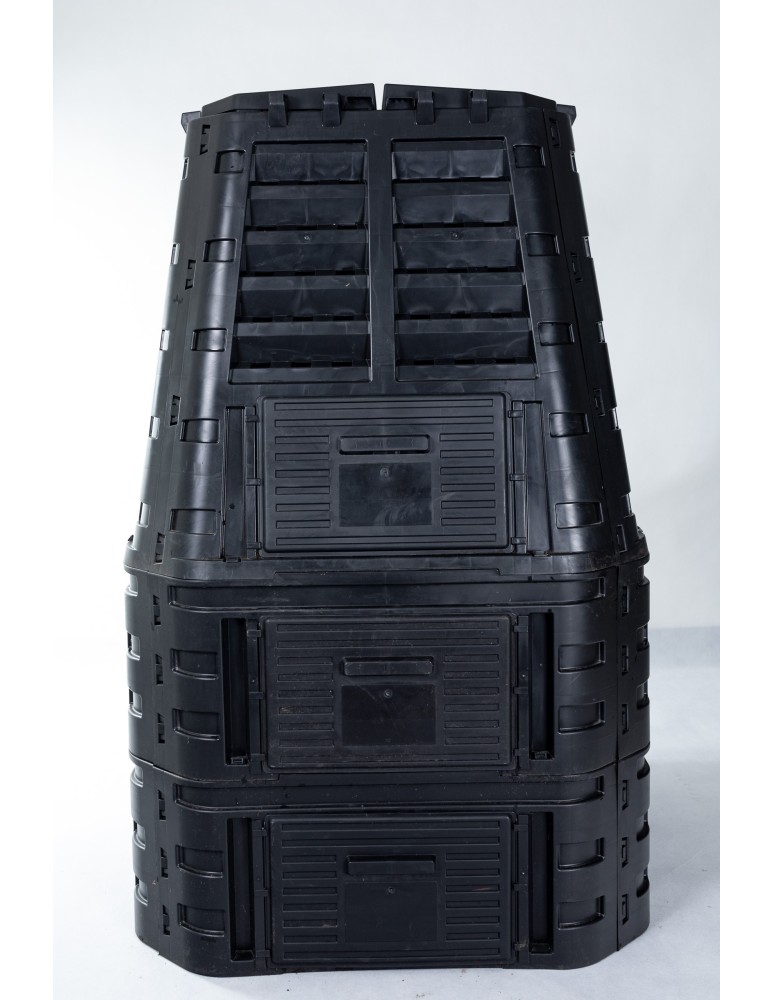 Kompostowniki - Kompostownik 1000l z tworzywa - czarny - standard - product MODO24.PL 2