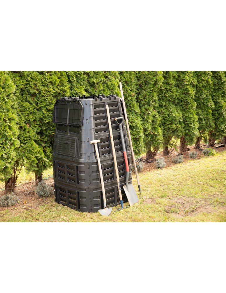 Kompostowniki - Kompostownik 1000l z tworzywa - czarny - standard - product MODO24.PL 5