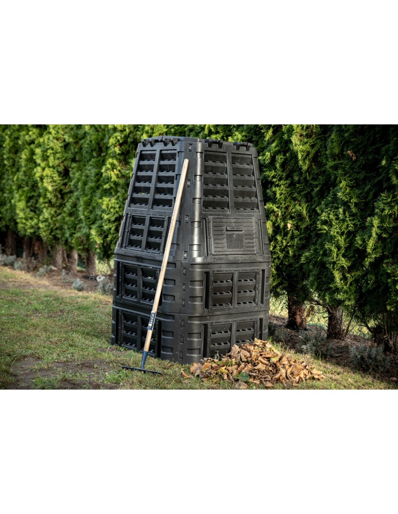 Kompostowniki - Kompostownik 1000l z tworzywa - czarny - standard - product MODO24.PL 6
