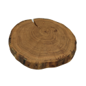 Dębowa Taca obrotowa ◎ Średnica 20 - 25 cm