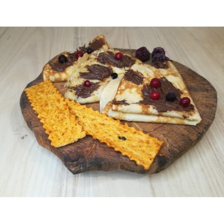 Dębowa Taca obrotowa ◎ Średnica 20 - 25 cm