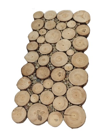 panel ogrodowy z korą