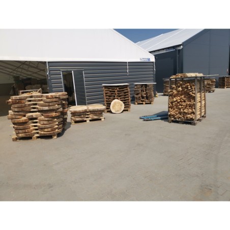 Plaster Drewna Sosnowego ⚪ Grubość 6 cm ⚪ Średnica 35-40 cm ⚪ Oszlifowany i Okorowany