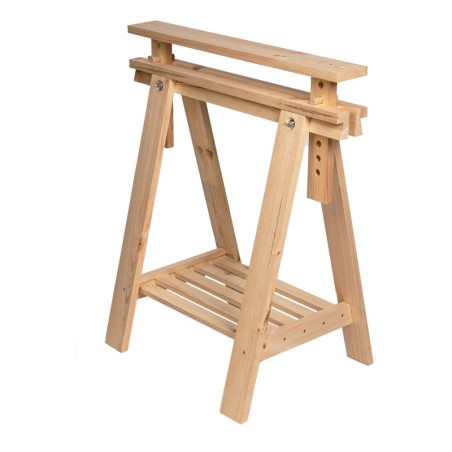 Regulowany Koziołek Warsztatowy Z Drewna Sosnowego - 1 sztuka