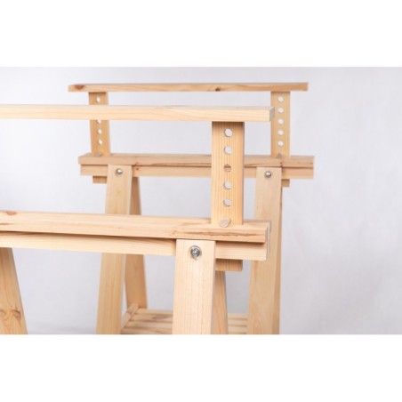 Regulowany Koziołek Warsztatowy Z Drewna Sosnowego - 1 sztuka