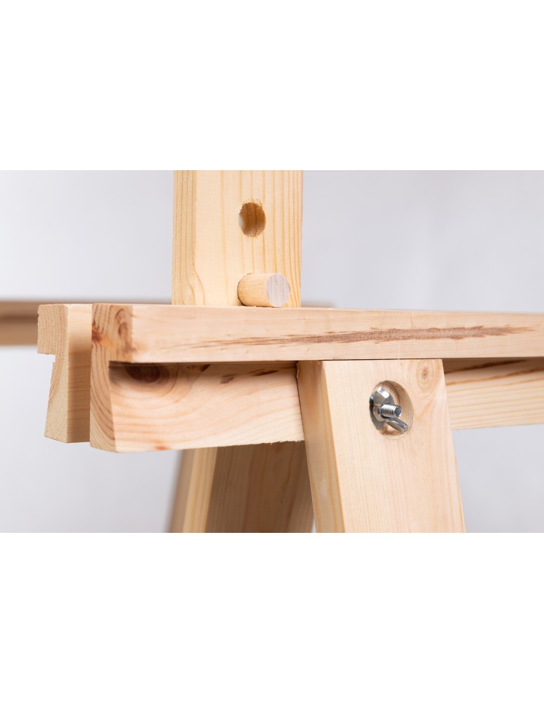 Koziołki Warsztatowe - Regulowany Koziołek Warsztatowy Z Drewna Sosnowego - 1 sztuka - product MODO24.PL 10