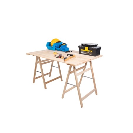 Warsztatowa Kobyłka Składana Z Drewna Sosnowego - 1 sztuka