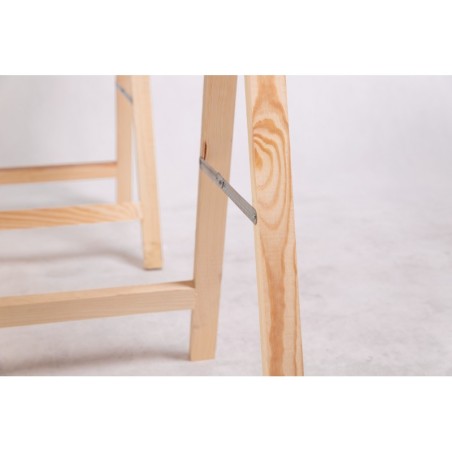 Warsztatowa Kobyłka Składana Z Drewna Sosnowego - 1 sztuka