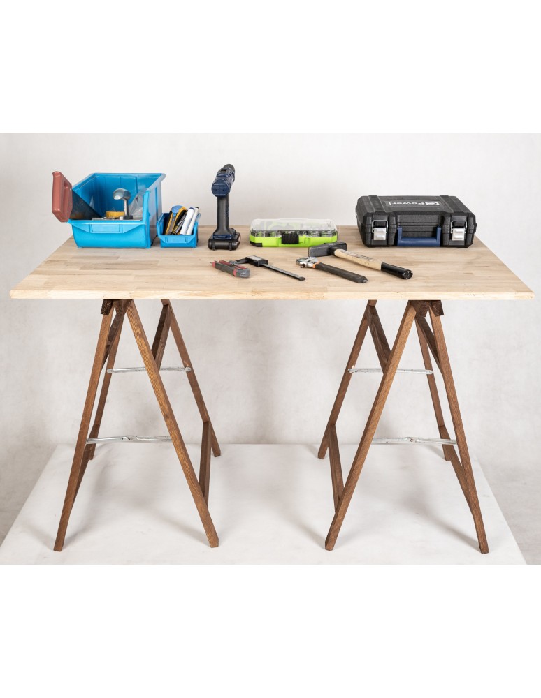 Koziołki Warsztatowe - Warsztatowa Kobyłka Składana W Kolorze Brązowym - 1 sztuka - product MODO24.PL 10