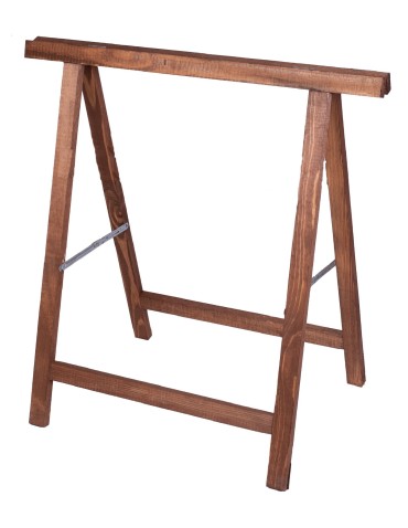 Warsztatowa Kobyłka Składana W Kolorze Brązowym - 1 sztuka