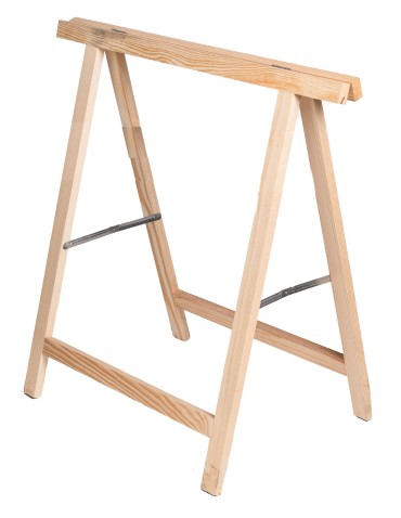 Warsztatowa Kobyłka Składana Z Drewna Sosnowego - 1 sztuka