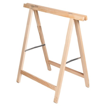 Warsztatowa Kobyłka Składana Z Drewna Sosnowego - 1 sztuka