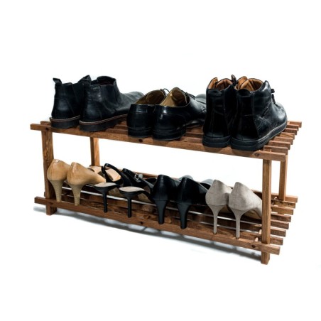 Drewniany stojak na buty ▪ 3 poziomy ▪ RBO-3 ▪ Naturalny