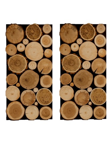 Modne drewno na ścianę