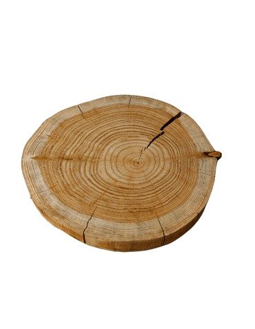 Plaster drewna - fi 25-30 cm - Modrzew, gr 4,0 cm