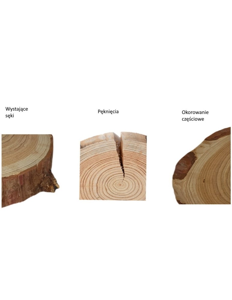 Zestawy Podkładek Na Stół - Akacjowe Podkładki Na Stół ⚛ Okorowane ⚛ Olejowane ⚛ ø 9-12 cm ⚛ 6 sztuk - product MODO24.PL 4