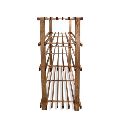 Drewniany stojak na buty 4 poziomy RBO-4 Brązowy